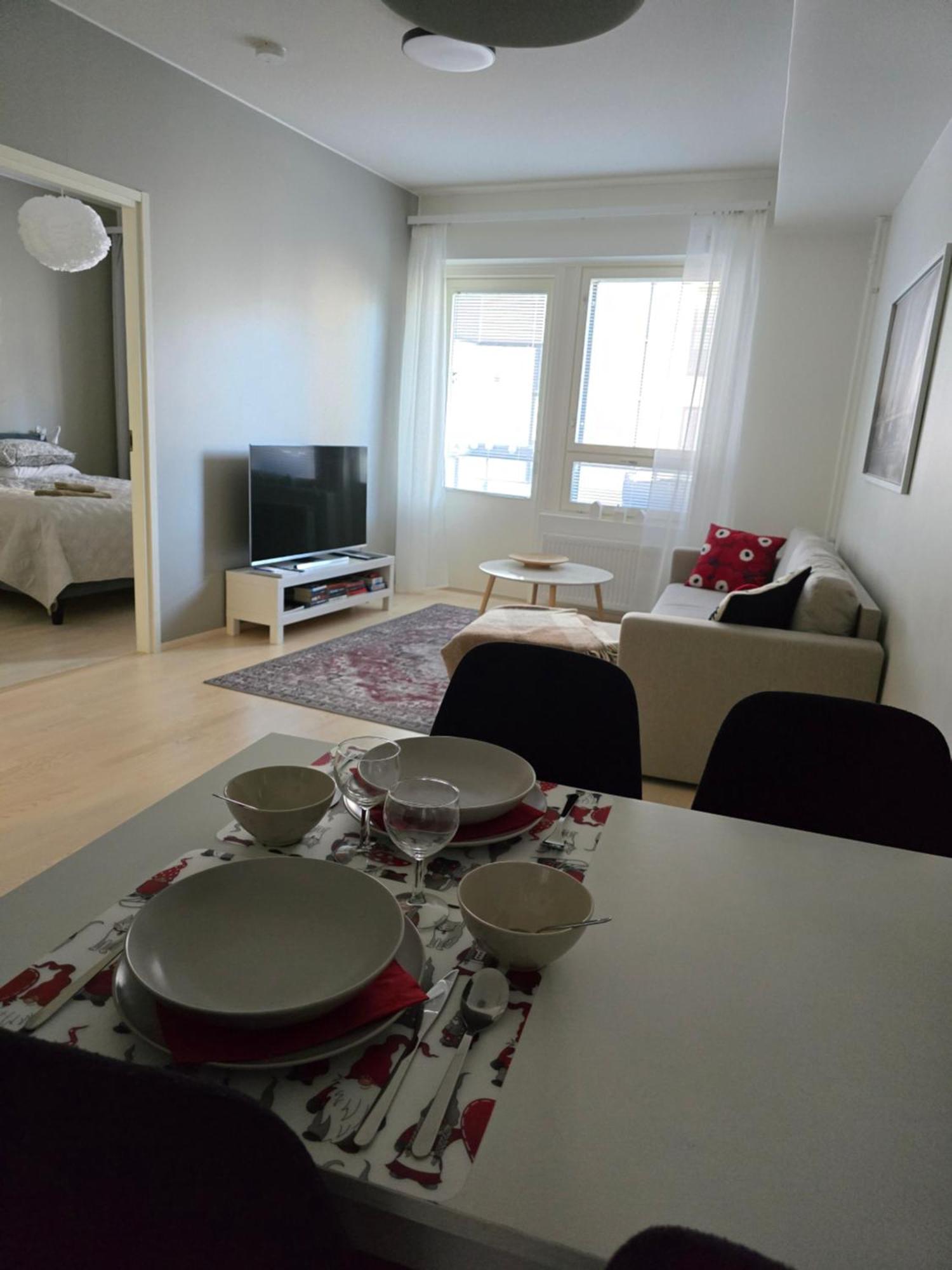 Uusi Kotoisa Kaksio Yksityissaunalla Rovaniemi Bagian luar foto