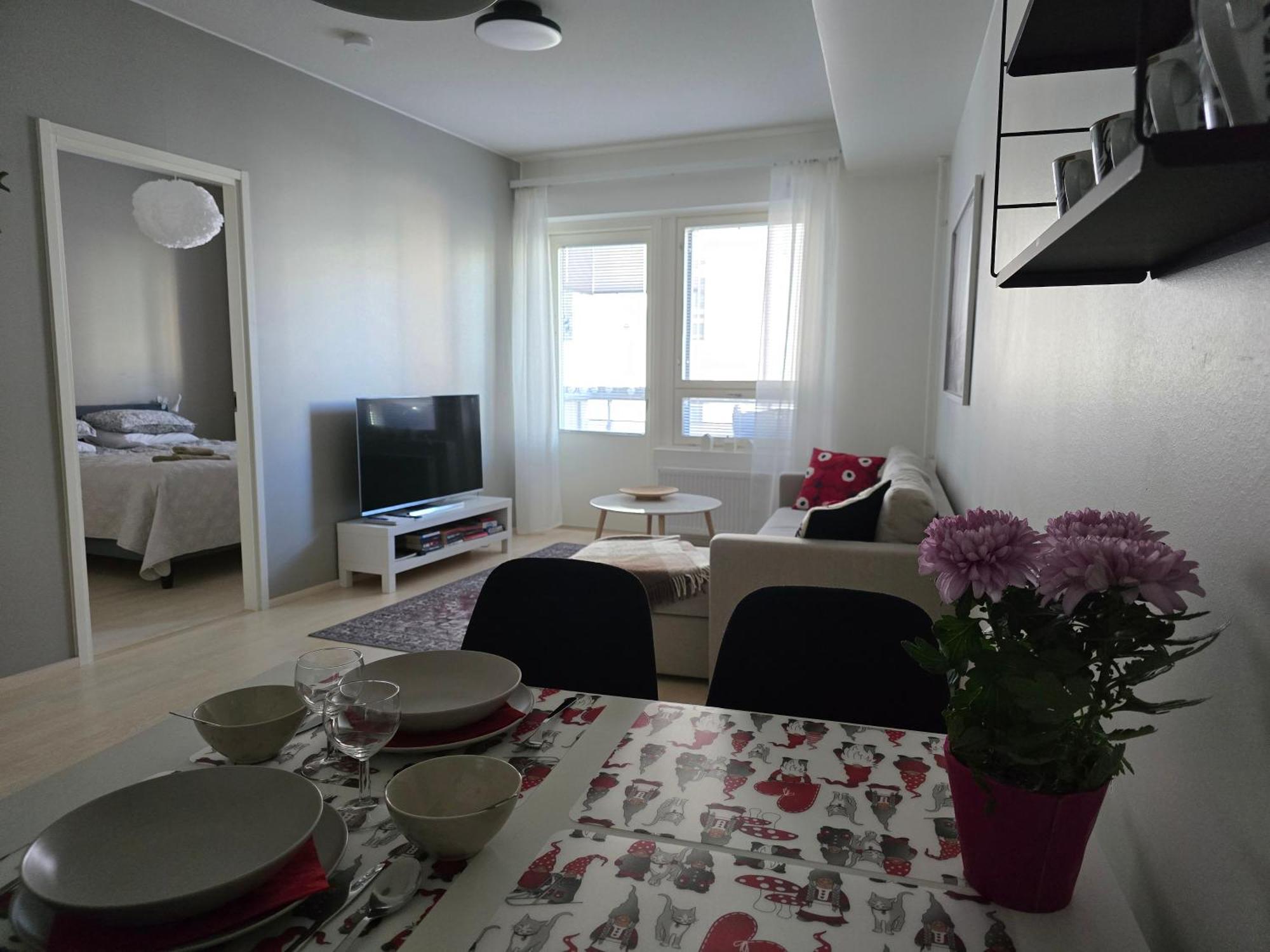 Uusi Kotoisa Kaksio Yksityissaunalla Rovaniemi Bagian luar foto