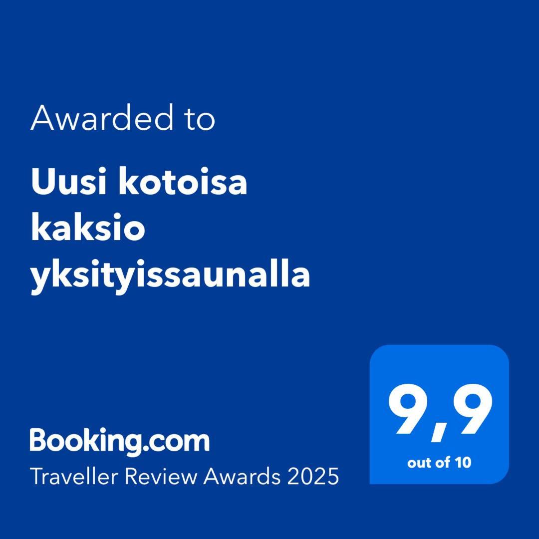 Uusi Kotoisa Kaksio Yksityissaunalla Rovaniemi Bagian luar foto